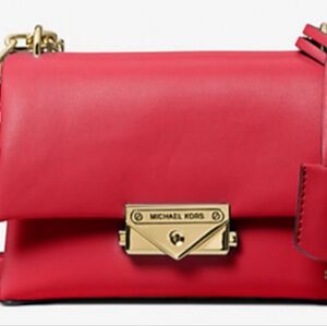 New Michael Kors CeCe Small Red Shoulder Bag